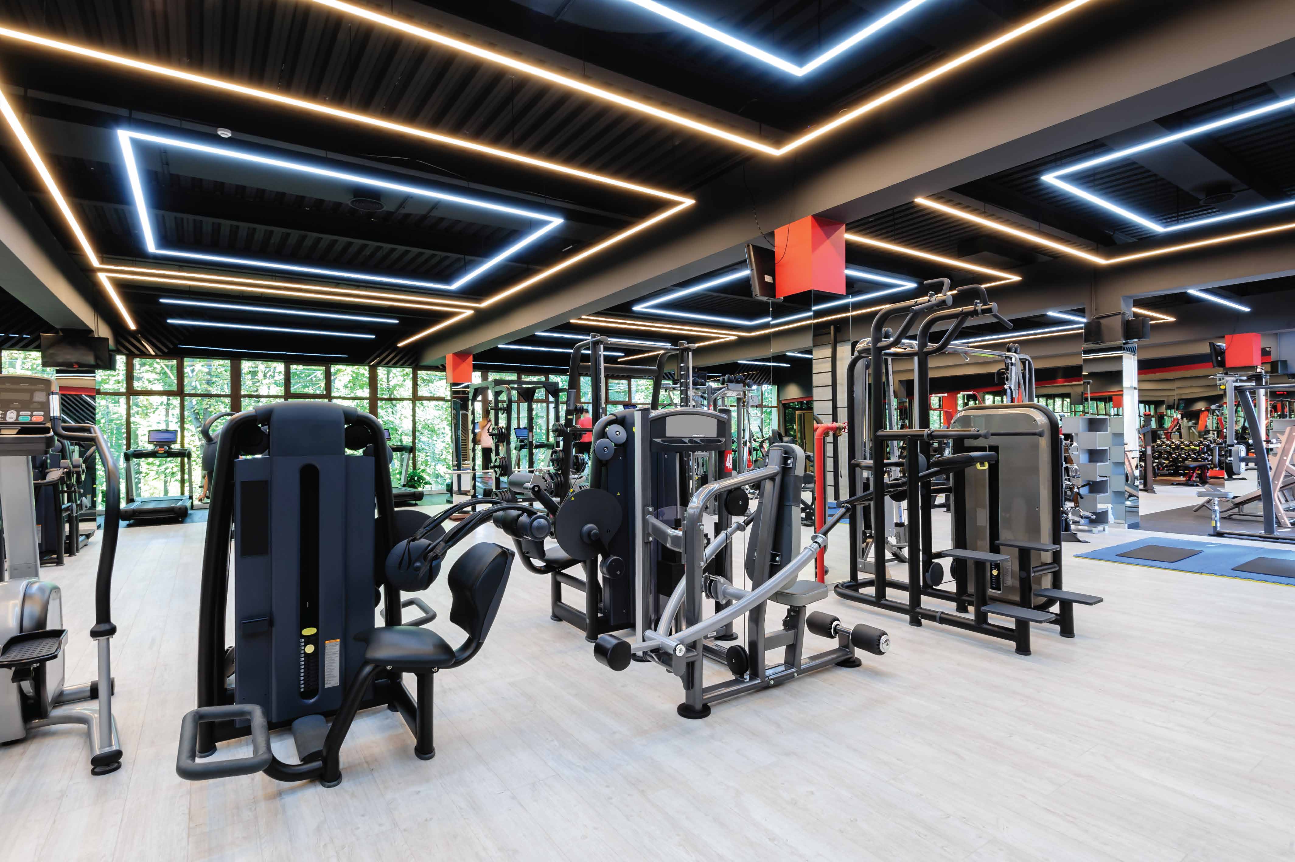 Commercial gym environment