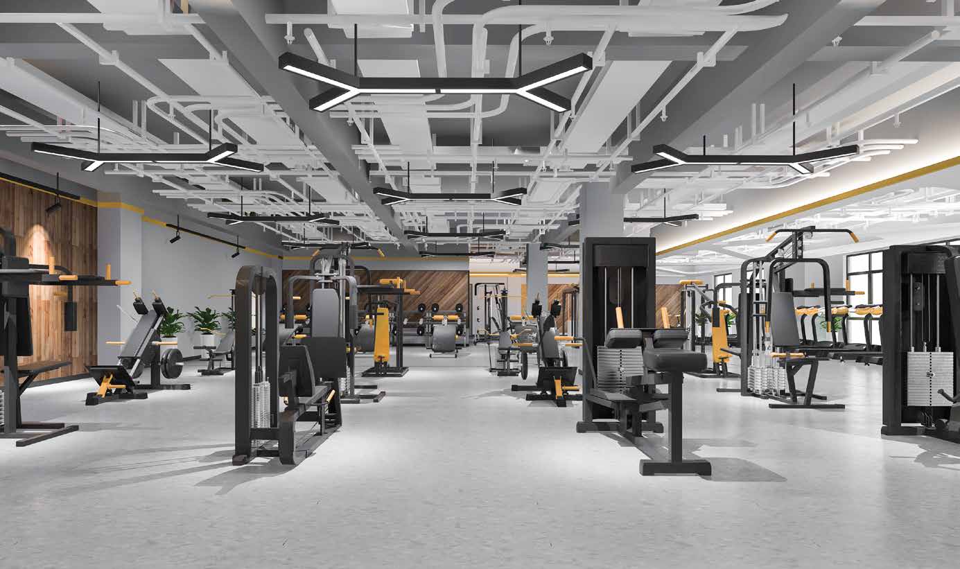 Commercial gym environment